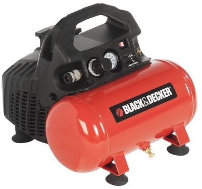 Електрически безмаслен компресор Black & Decker BD 55/6, 0.5 к.с., 6 л, 55 л/мин, 8 бар