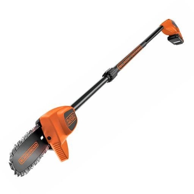 Акумулаторен храсторез за клони с телескопична дръжка Black & Decker GPC1820L20, 18 V, 2 Ah, 20 см