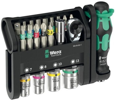 Комплект битове Wera Tool-Check Modular 1, 21 бр. (05049000001)