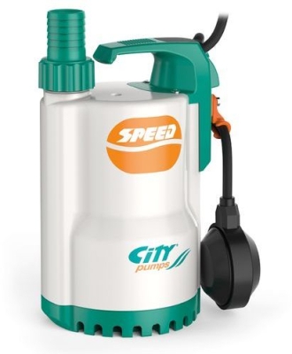 Електрическа потопяема помпа за чиста или леко замърсена вода City Pumps Speed 125M, 900 W, 1.2-21.6 м3/ч, 15-2.5 м, 1 1/2 " (48TIP152A1U)