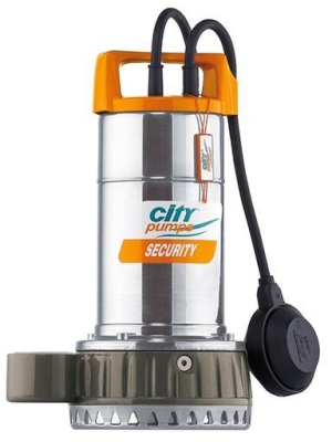 Електрическа потопяема помпа за чиста или леко замърсена вода City Pumps Security 8M, 550 W, 1.5-15 м3/ч, 12.5-3 м, 1 1/2 " (48SED9080A1)