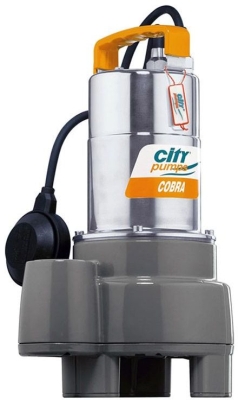 Електрическа потопяема дренажна помпа за мръсна вода City Pumps COBRA 80M, 500 W, 1.5-21 м3/ч, 8.5-1 м, 1 1/2 " (48SC2800A1)