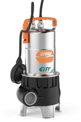 Електрическа потопяема дренажна помпа за мръсна вода City Pumps COBRA 90M, 600 W, 1.5-24 м3/ч, 10.5-1.5 м, 1 1/2 " (48SC2900A1)