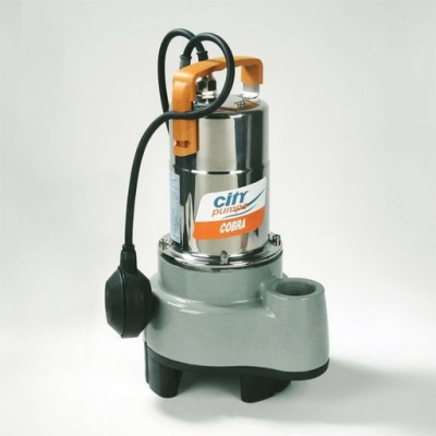 Електрическа потопяема дренажна помпа за мръсна вода City Pumps COBRA 90M, 600 W, 1.5-24 м3/ч, 10.5-1.5 м, 1 1/2 " (48SC2900A1)