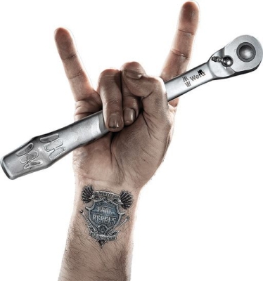 Реверсивна тресчотка с палец Wera 8004 C, 1/2", 281 мм (05004064001)