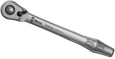 Реверсивна тресчотка с палец Wera 8004 A, 1/4", 141 мм (05004004001)