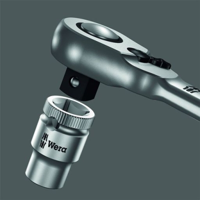 Реверсивна тресчотка с палец Wera 8004 A, 1/4", 141 мм (05004004001)