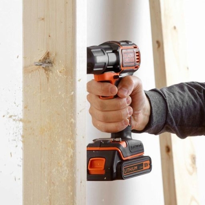 Акумулаторен винтоверт с колекторен двигател Black & Decker ASD18K, 18 V, 1.5 Ah, 16 Nm, 1-10 мм