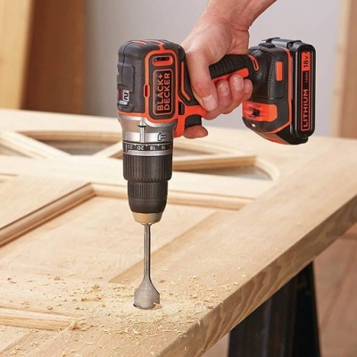 Акумулаторен ударен винтоверт Black & Decker BCD003ME2K, 18 V, 2.5 Ah, 45 Nm, 10 мм