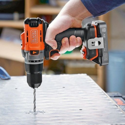 Акумулаторен ударен винтоверт Black & Decker BCD383D1XK, 18 V, 2 Ah, 45 Nm, 13 мм