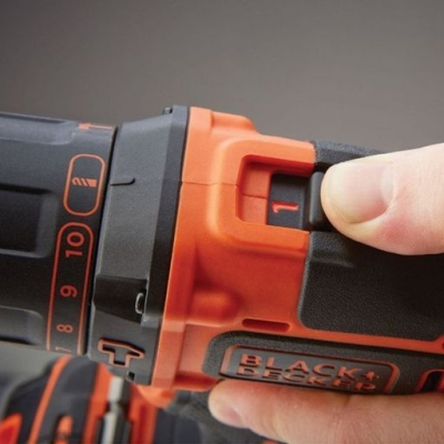 Акумулаторен ударен винтоверт Black & Decker BDCHD18K, 18 V, 1.5 Ah, 40 Nm, 1-10 мм