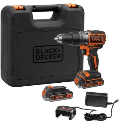 Акумулаторен ударен винтоверт Black & Decker BL188KB, 18 V, 1.5 Ah, 52 Nm, 10 мм