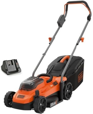 Акумулаторна косачка Black & Decker BCMW3336L1, 36 V, 2.5 Ah, 330 мм, 300 м2