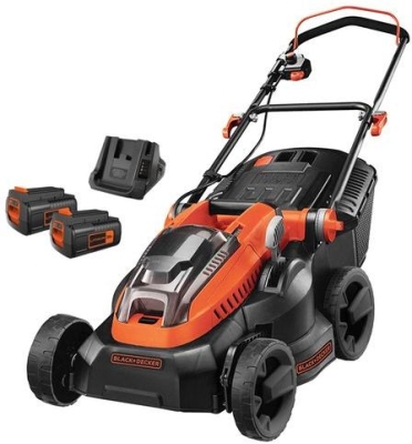 Акумулаторна косачка Black & Decker CLM3820L2, 36 V, 2 Ah, 380 мм, 250 м2