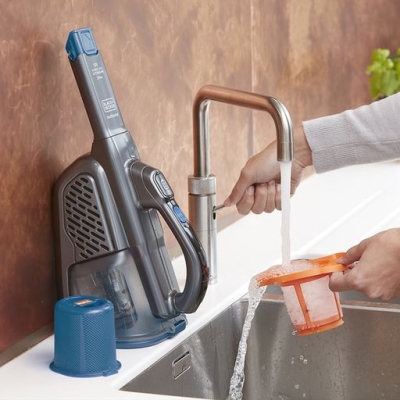 Акумулаторна прахосмукачка за сухо почистване Black & Decker BHHV320B, 24 W, 12 V, 2 Ah, 1697 л/мин