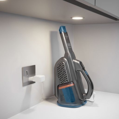 Акумулаторна прахосмукачка за сухо почистване Black & Decker BHHV320B, 24 W, 12 V, 2 Ah, 1697 л/мин