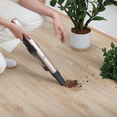 Акумулаторна прахосмукачка за сухо почистване Black & Decker DVC320BRG, 12 V, 2 Ah, 0.12 л