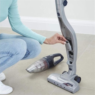 Акумулаторна прахосмукачка за сухо почистване Black & Decker SVB520J W, 18 V, 2 Ah