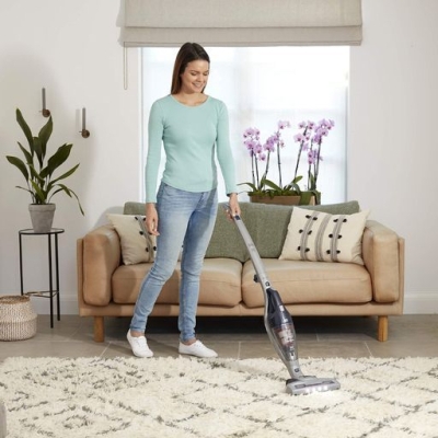 Акумулаторна прахосмукачка за сухо почистване Black & Decker SVB520J W, 18 V, 2 Ah