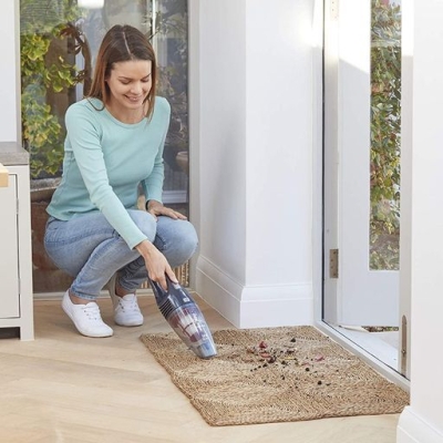 Акумулаторна прахосмукачка за сухо почистване Black & Decker SVB520J W, 18 V, 2 Ah
