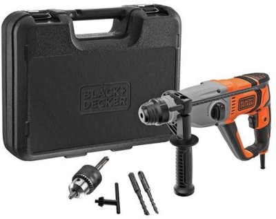 Електрически перфоратор Black & Decker BEHS02K, SDS-Plus, 800 W, 2.2 J, 0-5500 уд./мин