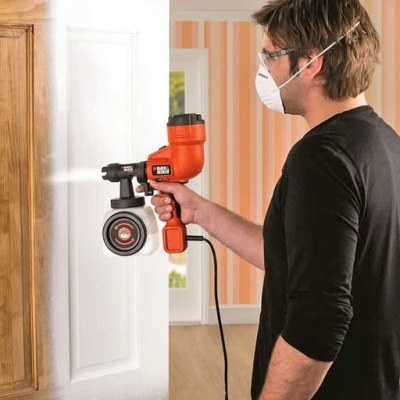 Електрически пистолет за боядисване Black & Decker HVLP200, 350 W, 1.2 л