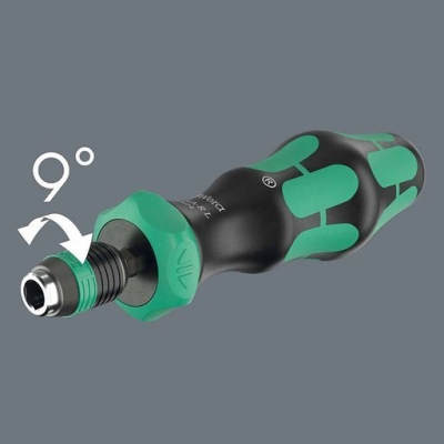 Отвертка държач за битове магнитна с тресчотка Wera Kraftform Kompakt 838 RA-R L 1/4"x140 мм (05051494001)
