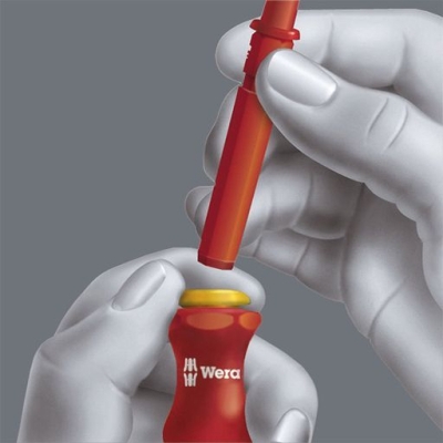 Комплект електрическа отвертка Wera Kraftform Kompakt VDE 60 iS/65 iS/67 iS/16, 1000V VDE, SB/PH/PZ/TX, 14 бр. (05006608001)