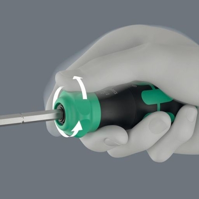 Комплект отвертка със сменяеми накрайници магнитна комплект Wera Kraftform Kompakt 20 RA-R, 6 бр. (05051513001)