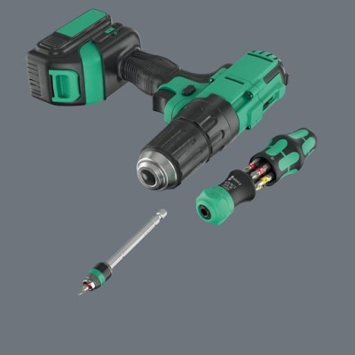 Комплект отвертка със сменяеми накрайници магнитна комплект Wera Kraftform Kompakt 20 RA-R, 6 бр. (05051513001)