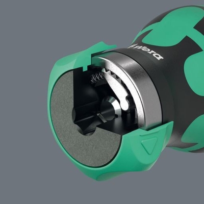 Комплект отвертка със сменяеми накрайници магнитна Wera Kraftform Kompakt Stubby RA 1, 6 бр. (05008891001)