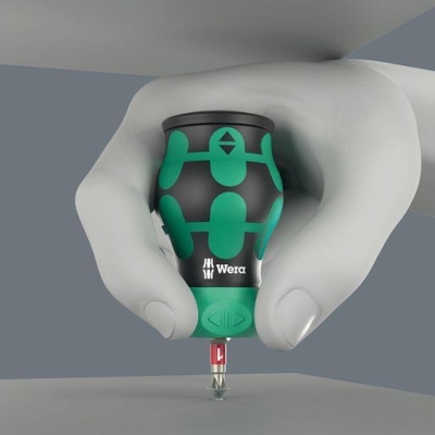 Комплект отвертка със сменяеми накрайници магнитна Wera Kraftform Kompakt Stubby RA 1, 6 бр. (05008891001)