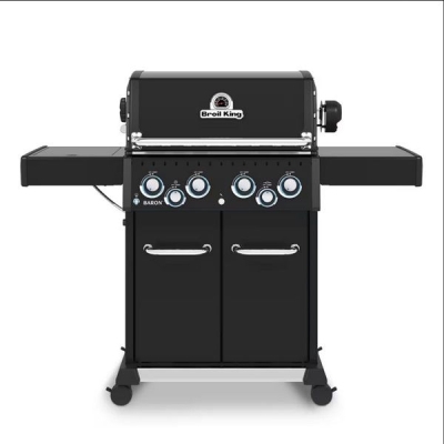 Газово барбекю Broil King Baron 490 IR Shadow, 2900 W, 65.2х44.4 см (875983SDWBG)