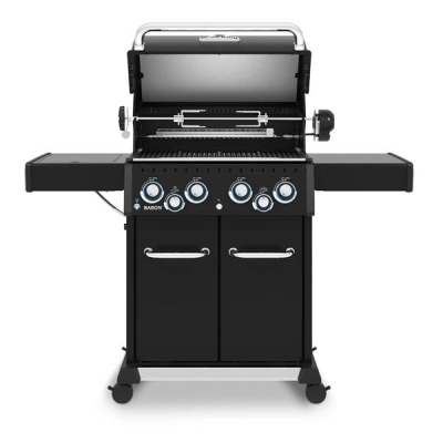 Газово барбекю Broil King Baron 490 IR Shadow, 2900 W, 65.2х44.4 см (875983SDWBG)