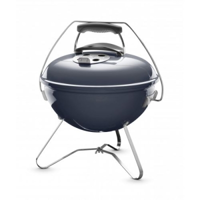 Преносимо барбекю на въглища Weber Smokey Joe Premium Slate Blue, 37 см (1126804)
