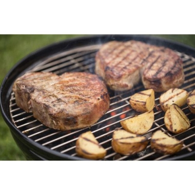 Преносимо барбекю на въглища Weber Smokey Joe Premium Slate Blue, 37 см (1126804)