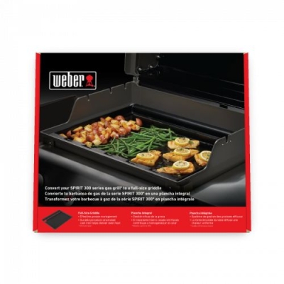 Чугунена плоча за цялата скара Weber Spirit 300, 57.5x44 см (6790)