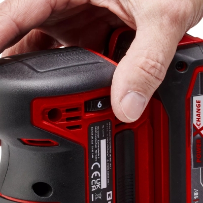 Акумулаторен ексцентършлайф Einhell TE-RS 18 Li Solo Power X-Change, 18 V, без батерия и зарядно