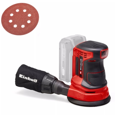Акумулаторен ексцентършлайф Einhell TE-RS 18 Li Solo Power X-Change, 18 V, без батерия и зарядно
