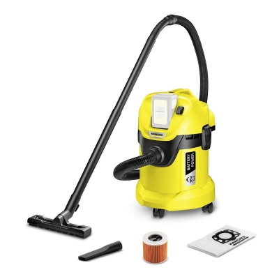 Aкумулаторна прахосмукачка за сухо и мокро почистване Karcher WD 3 Battery, 36 V, 17 л, без батерии и зарядно устройство