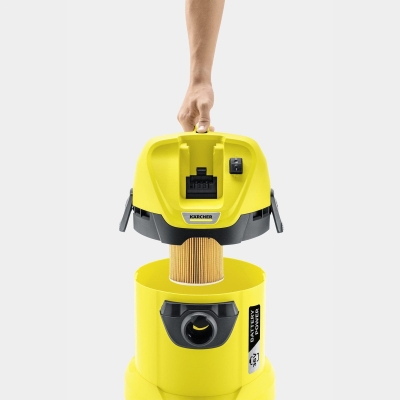 Aкумулаторна прахосмукачка за сухо и мокро почистване Karcher WD 3 Battery, 36 V, 17 л, без батерии и зарядно устройство