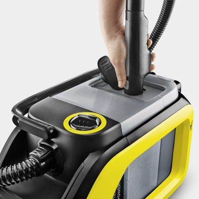 Акумулаторен екстрактор Karcher SE 3-18 Compact, 18 V, 75 мм, 1.9/1.2 л, без батерии и зарядно устройство