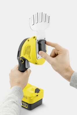 Акумулаторна ножица за трева и храсти Karcher GSH 18-20 Battery, 18 V, 10/12 см, без батерии и зарядно устройство