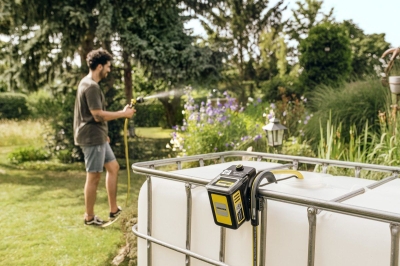 Акумулаторна помпа за варели Karcher BP 2.000-18 Barrel, 18 V, 2000 л/ч, 20 м, без батерии и зарядно устройство