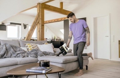 Акумулаторна прахосмукачка Karcher VC 4 Cordless Myhome PET, 21.6 V, 2.5 Ah, 650 мл