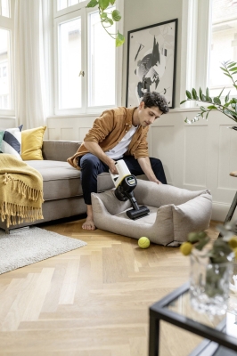Акумулаторна прахосмукачка Karcher VC 4 Cordless Myhome PET, 21.6 V, 2.5 Ah, 650 мл