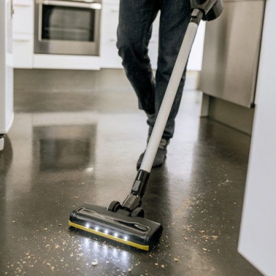 Акумулаторна прахосмукачка Karcher VC 6 Cordless ourFamily White, 25.2 V, 2.5 Ah, 0.8 л