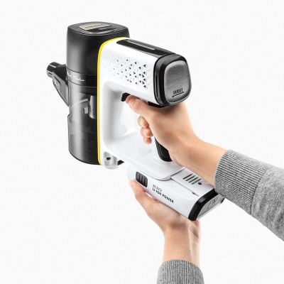 Акумулаторна прахосмукачка Karcher VC 7 Signature Line, 25.2 V, 2х2.5 Ah, 0.8 л