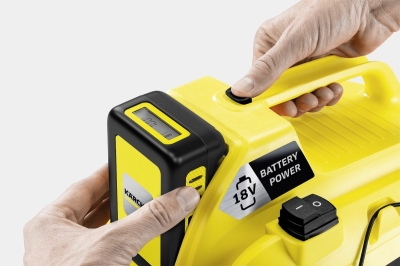 Акумулаторна прахосмукачка за сухо и мокро почистване Karcher WD 1 Compact Battery Set, 18 V, 7 л