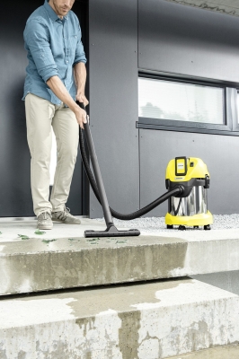 Акумулаторна прахосмукачка за сухо и мокро почистване Karcher WD 3 Battery Premium Set, 36 V, 300 W, 17 л, 2.5 Ah